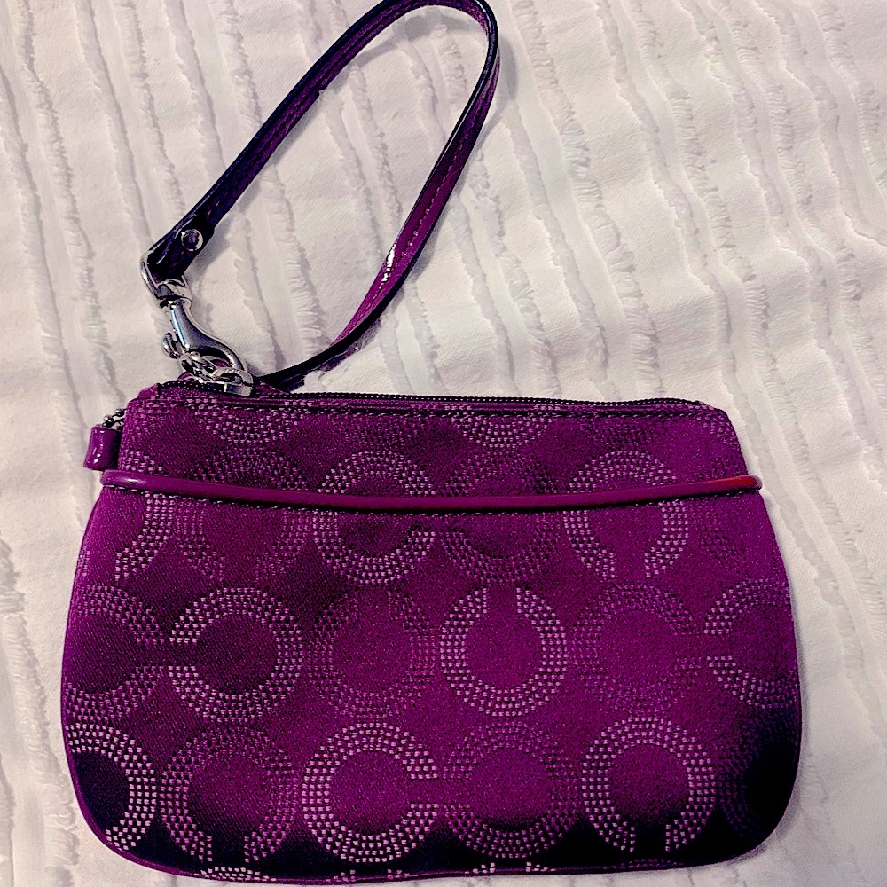 Coach Wristlet - Purple